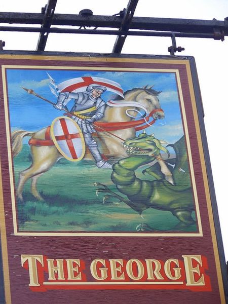 File:Sign for the George, Sherborne - geograph.org.uk - 619506.jpg