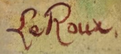 signature de Constantin Le Roux