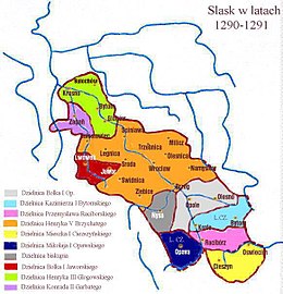 Ducato di Legnica - Localizzazione