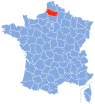 Position du département de la Somme en France