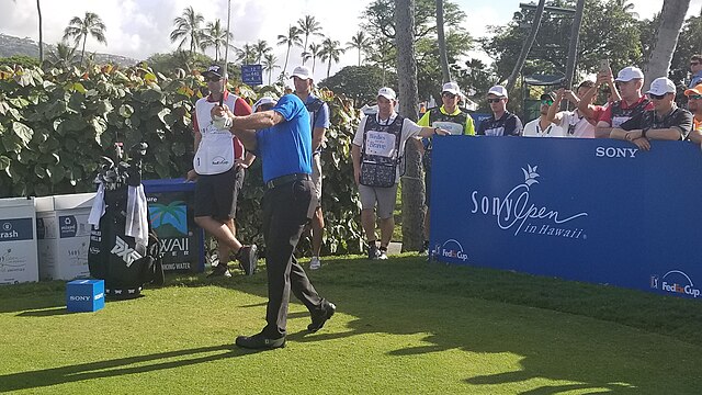 Howell III at the 2018 Sony Open in Hawaii.