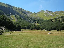 Le sorgenti della Secchia sulle pendici dell'Alpe di Succiso