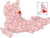 A medium constituency in the southest of the county.