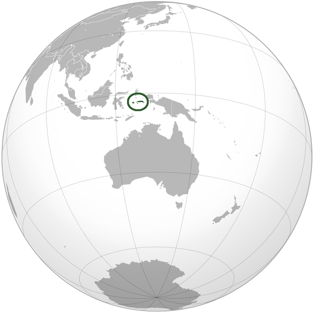 Республика Южно-Молуккских островов на карте мира
