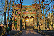 Le temple bouddhiste de Saint-Pétersbourg.