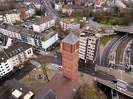 St. Johann Baptist – Köln (Dez. 2017 von oben)