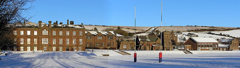 File:St Bees School panorama - snow.jpg