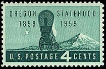 Oregon statehood, 1859
1959 issue Stamp-oregon-statehood.jpg
