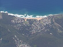 Aerial view from the west Stanwell Park Aerial.jpg