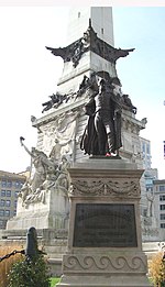 Statue of William Henry Harrison at the Indianapolis Sailor and Soldier Monument, Indianapolis, Indiana