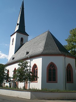 Kyrka i Stockstadt am Rhein.