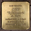 Stolperstein Fasanenstr 60 (Wilmd) Josef Silbermann.jpg