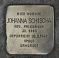 Stolperstein für Johanna Schischa.JPG