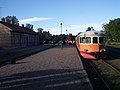 Vintage railcar in Strömsnäsbruk