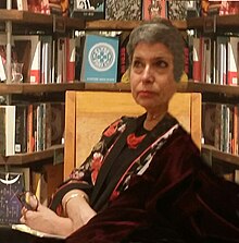 Susan Glickman at the Drawn & Quarterly South Bookstore in Montreal, Quebec, Canada, 2018 Susan Glickman au lib. Drawn & Quarterly sud (retouched).jpg