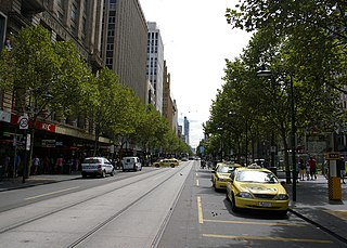 <span class="mw-page-title-main">Swanston Street</span> Street in Melbourne, Australia