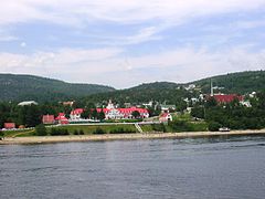 Tadoussac vu du fleuve Saint-Laurent