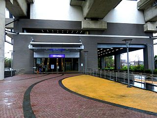 <span class="mw-page-title-main">Kengkou metro station</span> Metro station in Taoyuan City, Taiwan