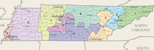 Thumbnail for Tennessee's congressional districts