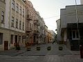 El carrer Valova, al centre històric de Ternòpill.