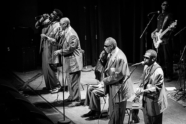 The Blind Boys of Alabama performing at Cosmopolite Scene Oslo in 2018.