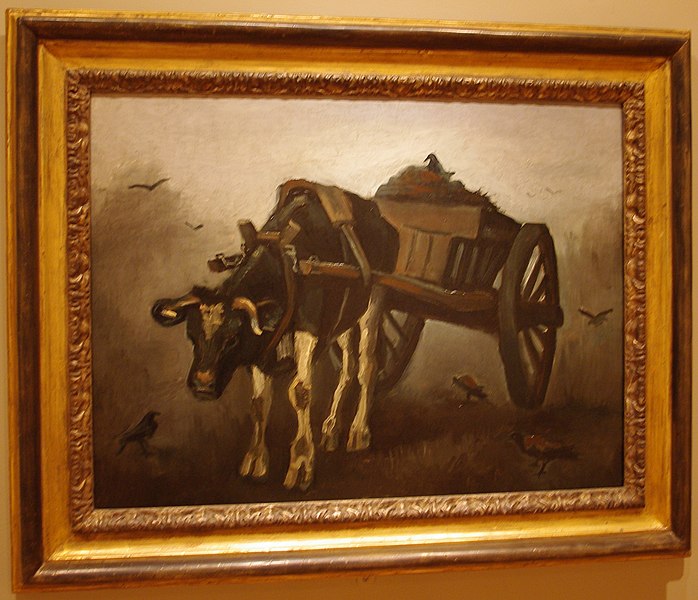 File:The Ox Cart by Vincent van Gogh - Portland Art Museum.JPG