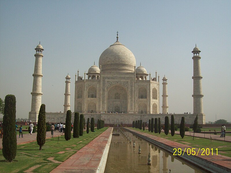 File:The Taj Mahal of Agra (INDIA).JPG