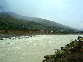 Svato upė musono metu