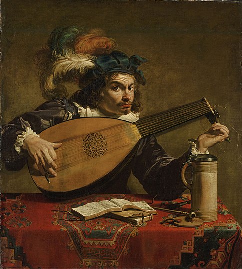 Rombouts – The Lute player, 1620