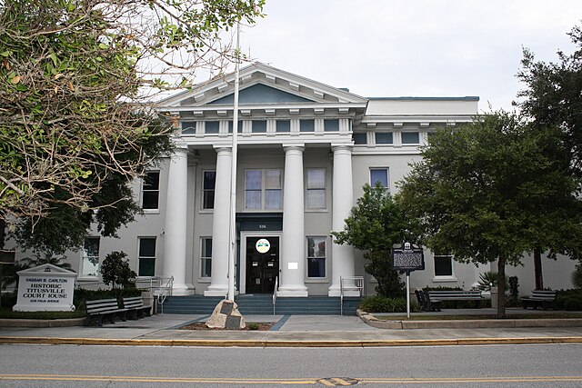 Historic Brevard County Courthouse in Titusville.