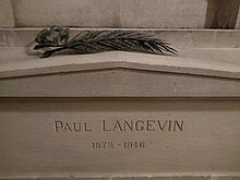 Paul Langevinin hauta Panthéonissa.jpg