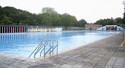 Tooting Bec Lido, in South London
