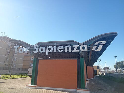 Tor Sapienza railway station