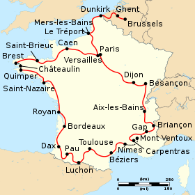 Tour de France 1958 map.svg