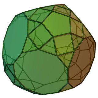 Triaugmented truncated dodecahedron Johnson solid