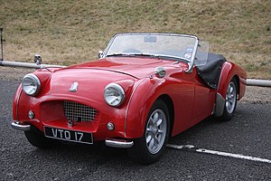 Triumph TR2, the first production car in the TR series Triumph TR2 - Flickr - exfordy.jpg