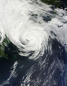 Hurricane Earl shortly after making landfall in Nova Scotia on September 4 Tropical Storm Earl 2010-09-04 1515Z.jpg