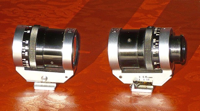 German Tewe 35 mm to 200 mm zoom viewfinder