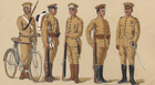 Fanteria leggera dell'esercito brasiliano nel 1920.