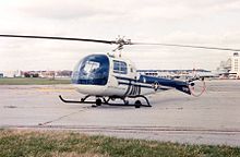 Bell UH-13J Sioux at the National Museum of the United States Air Force UH-13J angle view.jpg