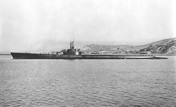 USS Tang (SS-306) off Mare Island Navy Yard, December 1943