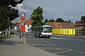 Čeština: Čekající autobus ČSAD Kladno v Unhošti English: A bus of ČSAD Kladno waiting in Unhošť, Central Bohemian Region, CZ