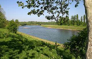 Uzh River in Ukraine, Slovakia