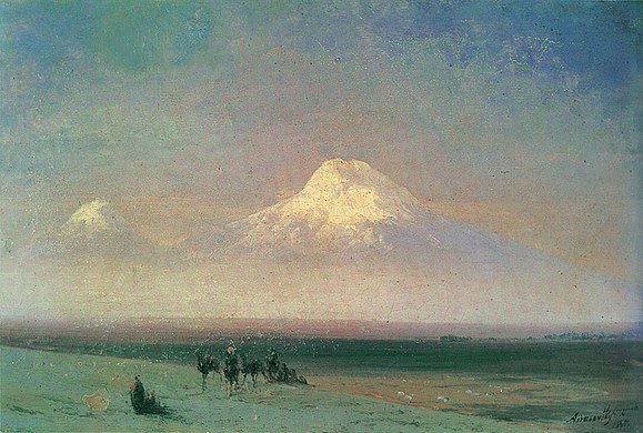 Ivan Aivazovsky, Valley of Mount Ararat, 1882