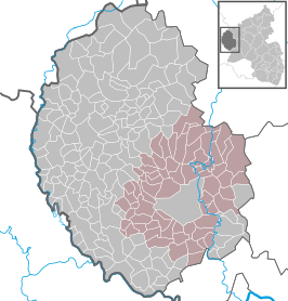 Kaart van Bitburger Land