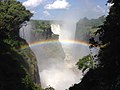 Victoria Falls, vue vers l'est.