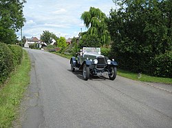 Vintage car passing through Pendock - geograph.org.uk - 888002.jpg