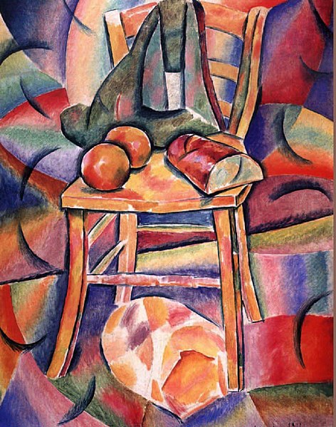 File:Vladimir Baranov-Rossine - Still Life with a Chair.jpg