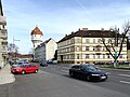 Bei der Gymelsdorfer Gasse, Blick Richtung Südtiroler Platz