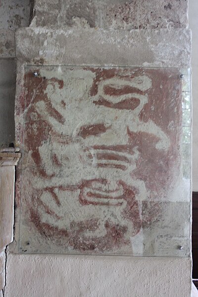 File:Wall painting at Cameley St James.jpg